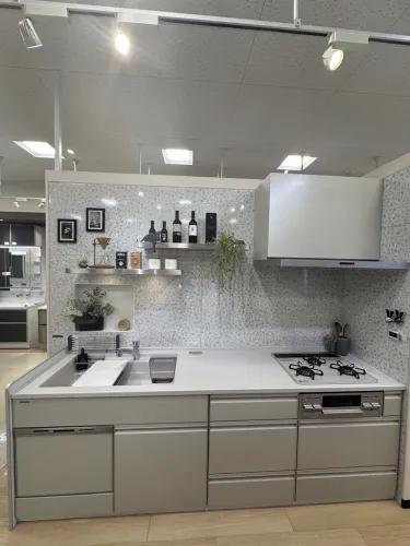 キッチンシステム　takara standard 展示品 キッチン レミュー アイランド型レイアウト ビンテージアイアン SK45の